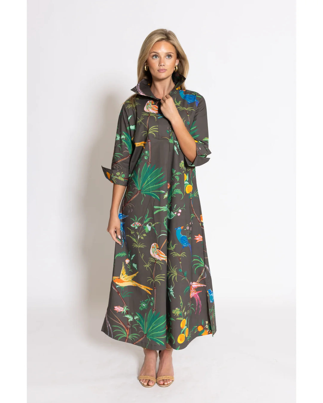 Feather Frolic© Ruthie Shirt Dress Long
