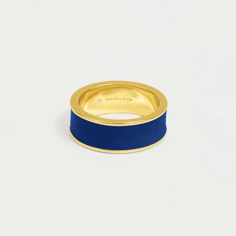 Thick Stacking Ring - Classic Blue