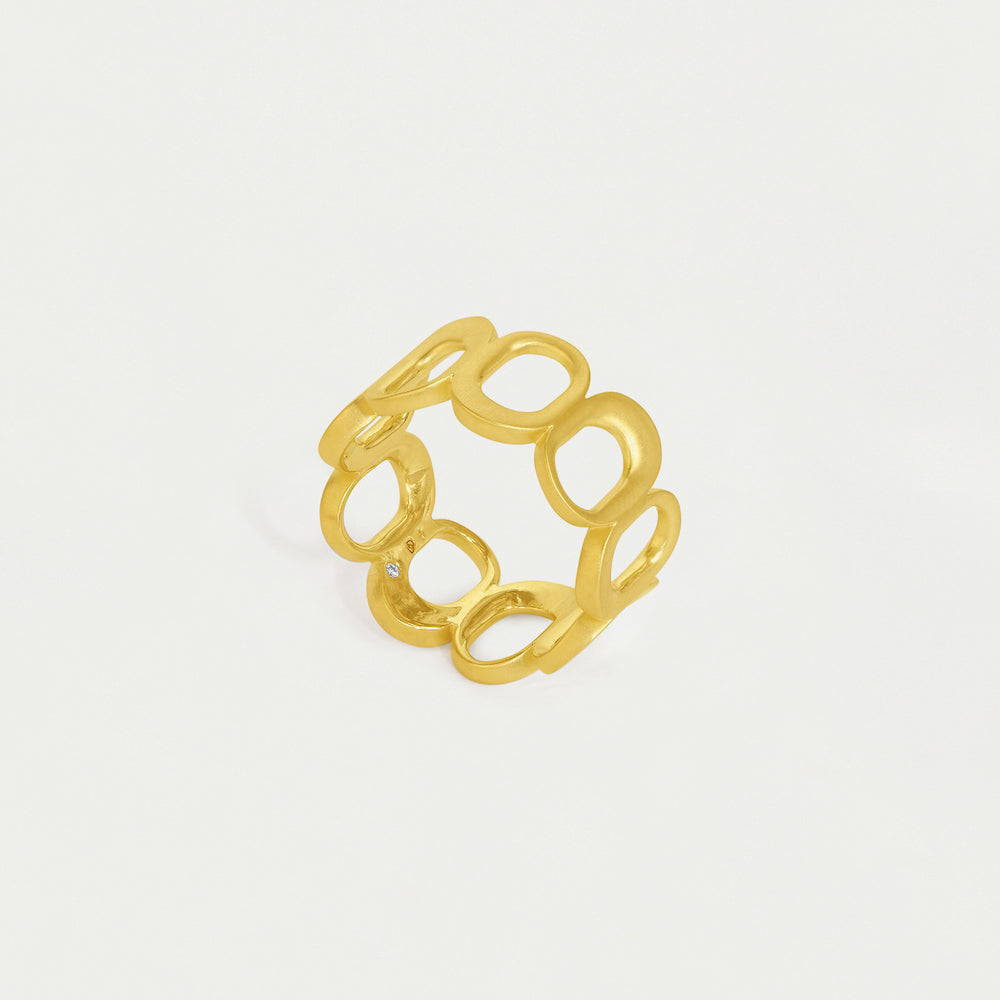 Crosby Link Ring - Gold