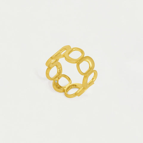 Crosby Link Ring - Gold