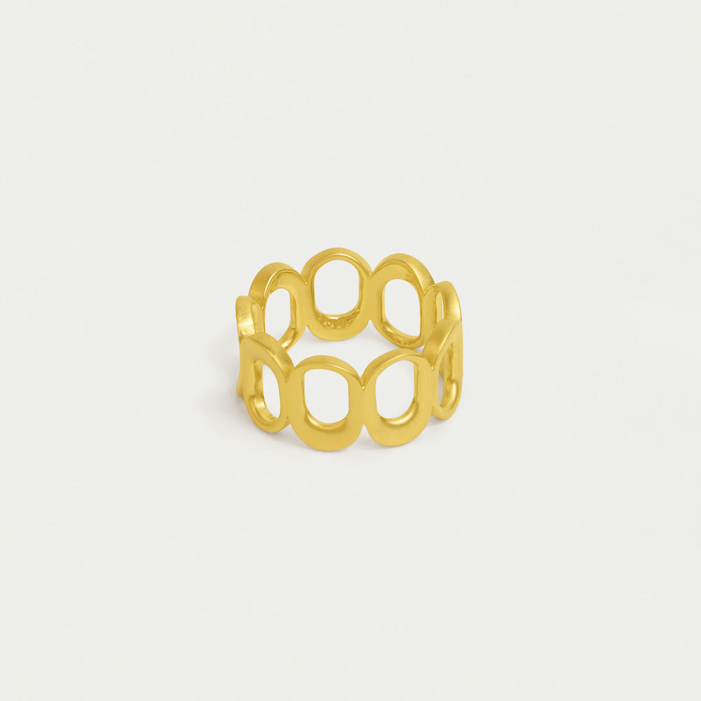 Crosby Link Ring - Gold