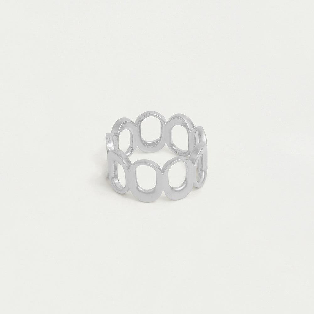 Crosby Link Ring - Silver