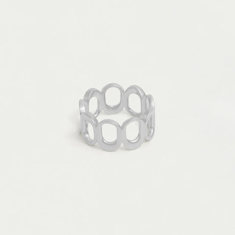 Crosby Link Ring - Silver