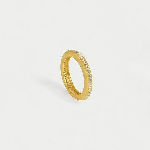 Colette Pavé Stacking Ring - Gold