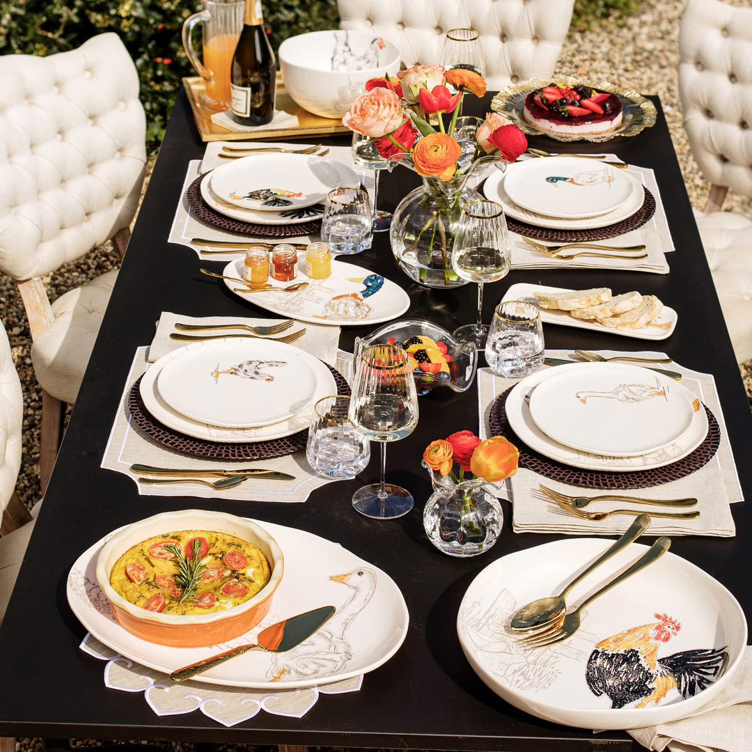Fattoria Assorted Dinner Plates - Set of 4