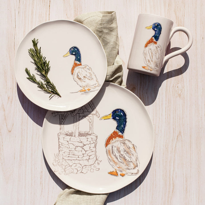 Fattoria Duck Dinner Plate