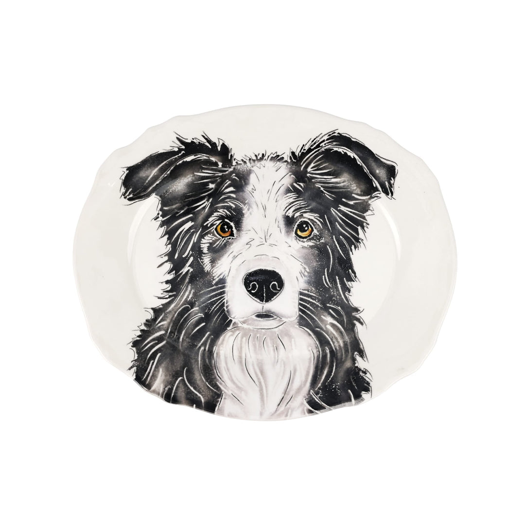 Fattoria Sheep Dog Medium Oval Platter