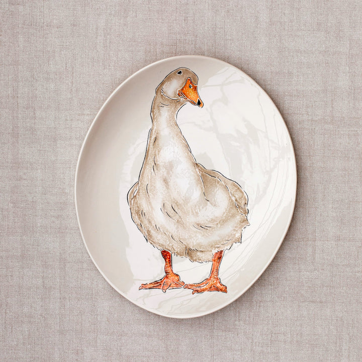 Fattoria Goose Oval Platter