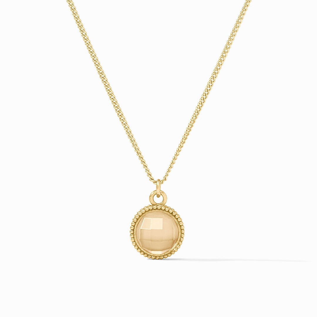 Fleur-de-Lis Solitaire Necklace
