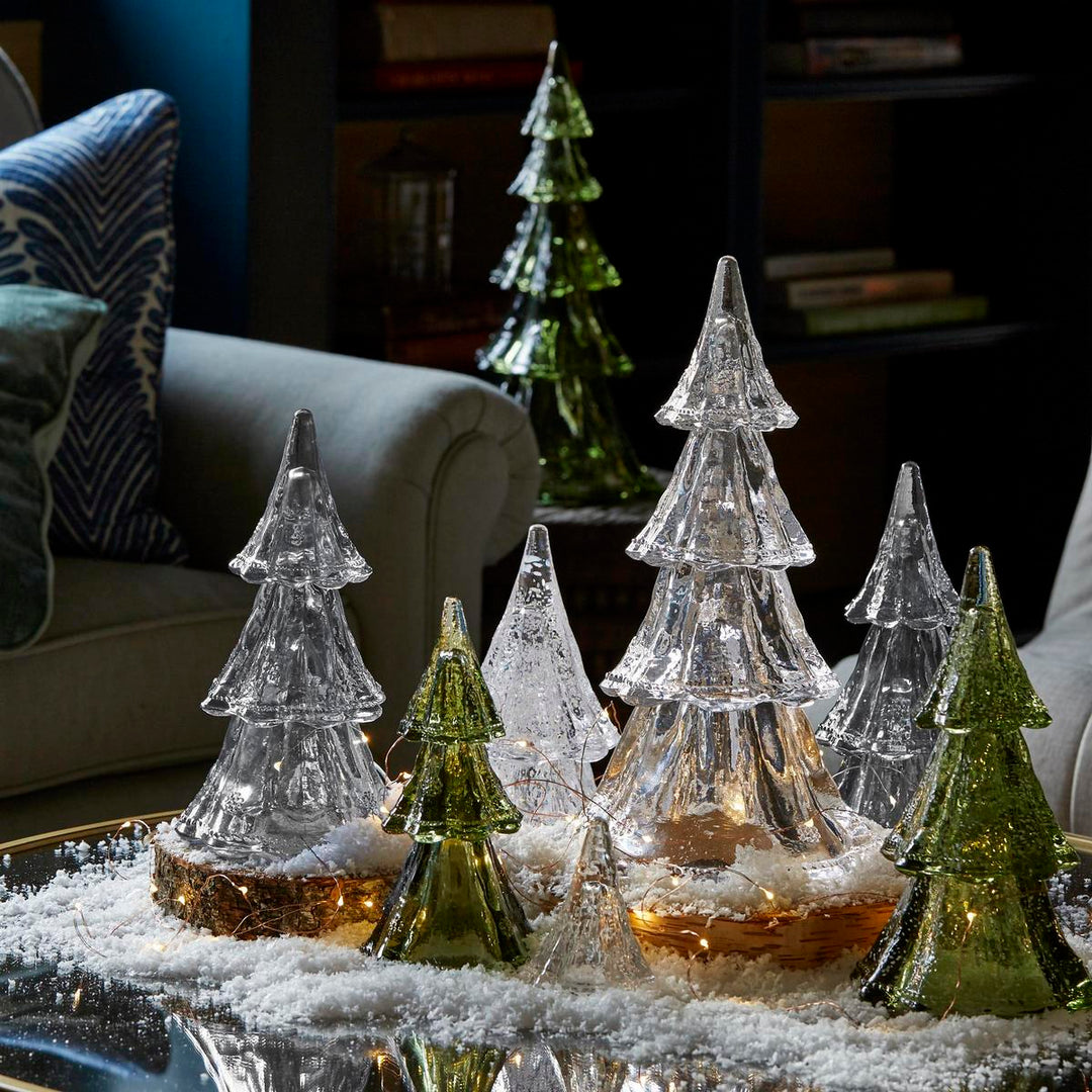 Berry &amp; Thread 9.5" Tree Set/3pc - Evergreen