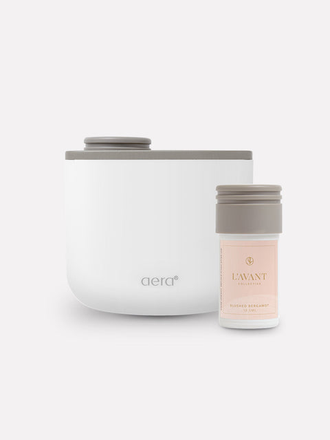 Aera - Mini Diffuser and Blushed Bergamot Capsule Bundle