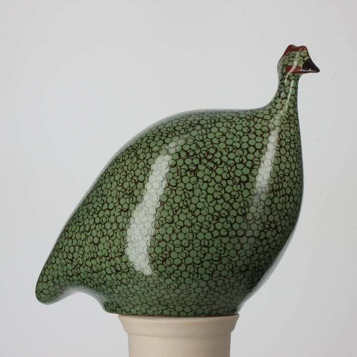 Guinea Fowl, Green Spotted Black / Small