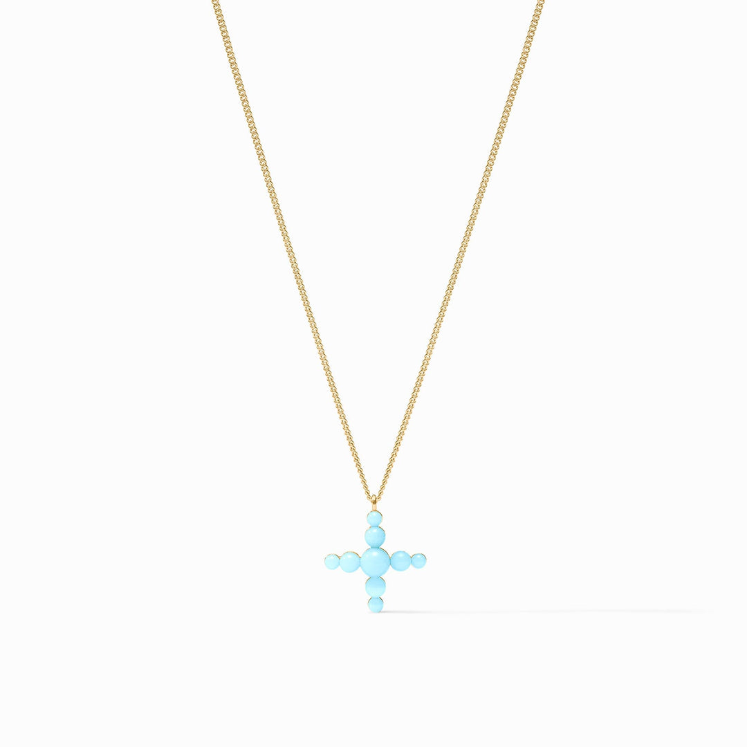 Gumdrop Cross Delicate Necklace