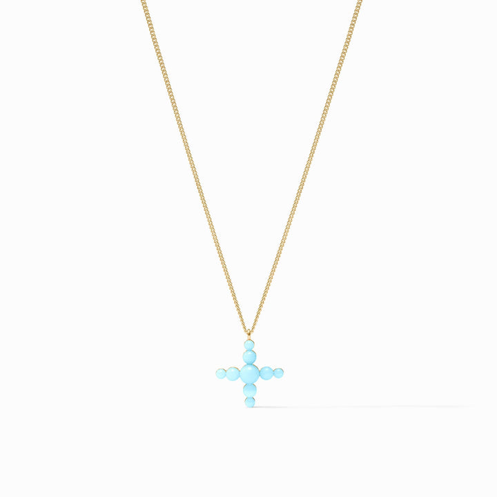 Gumdrop Cross Delicate Necklace