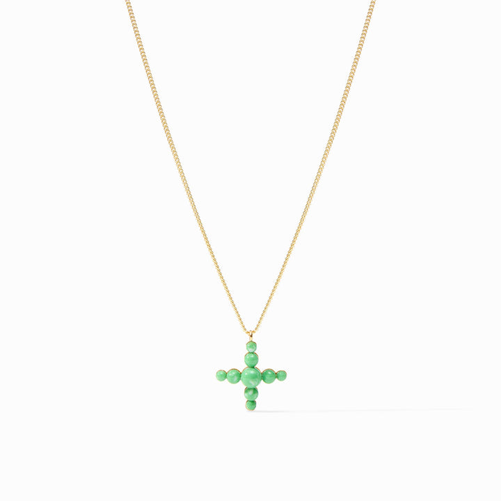 Gumdrop Cross Delicate Necklace