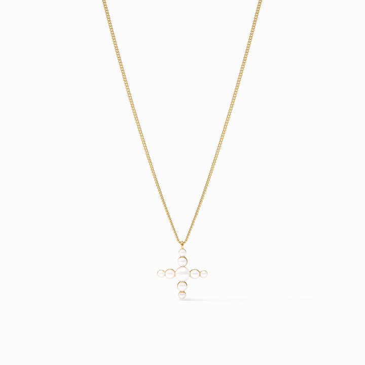 Gumdrop Cross Delicate Necklace