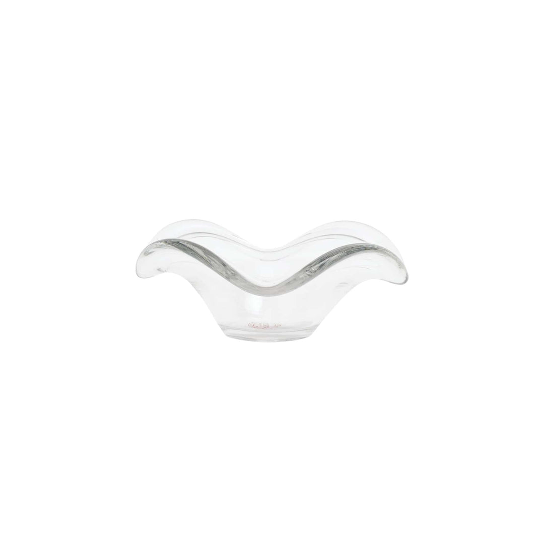 Hibiscus Glass Clear Small Bowl