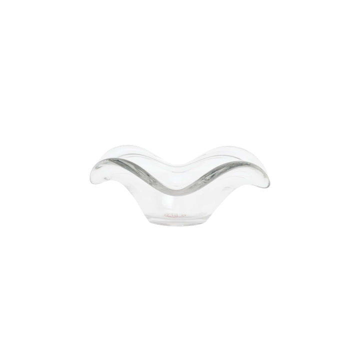 Hibiscus Glass Clear Small Bowl