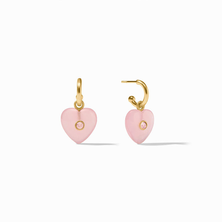Heart Hoop &amp; Charm Earring