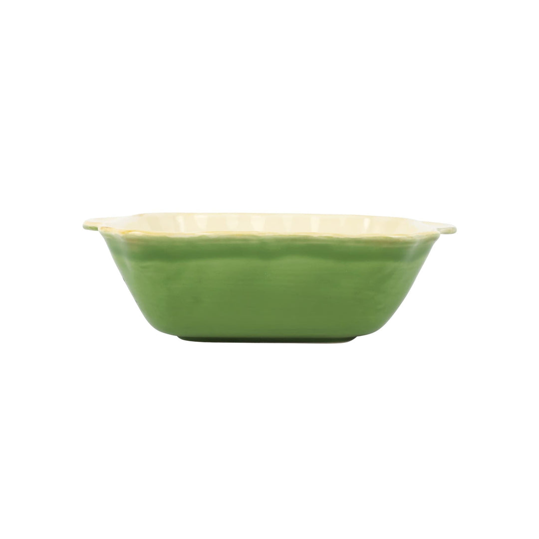 Italian Bakers Green Medium Square Bakers