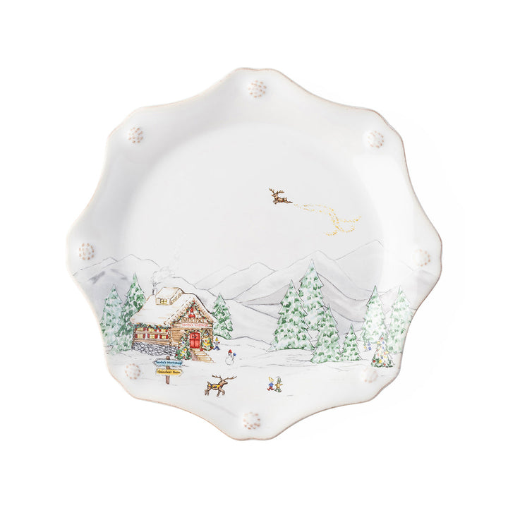 Berry & Thread North Pole Dessert/Salad Plate Assorted Set/4