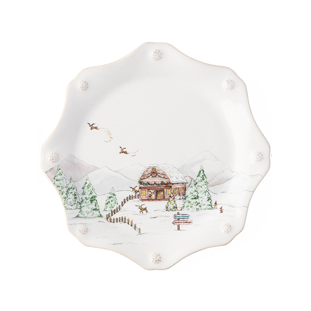 Berry & Thread North Pole Dessert/Salad Plate Assorted Set/4