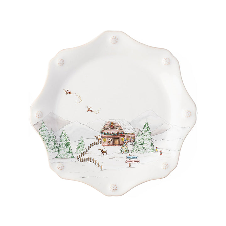 Berry & Thread North Pole Dessert/Salad Plate Assorted Set/4