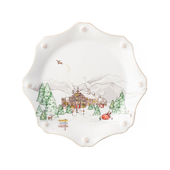 Berry & Thread North Pole Dessert/Salad Plate Assorted Set/4