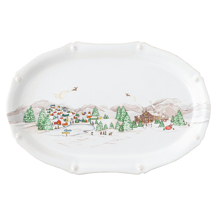 Berry &amp; Thread North Pole 17" Platter