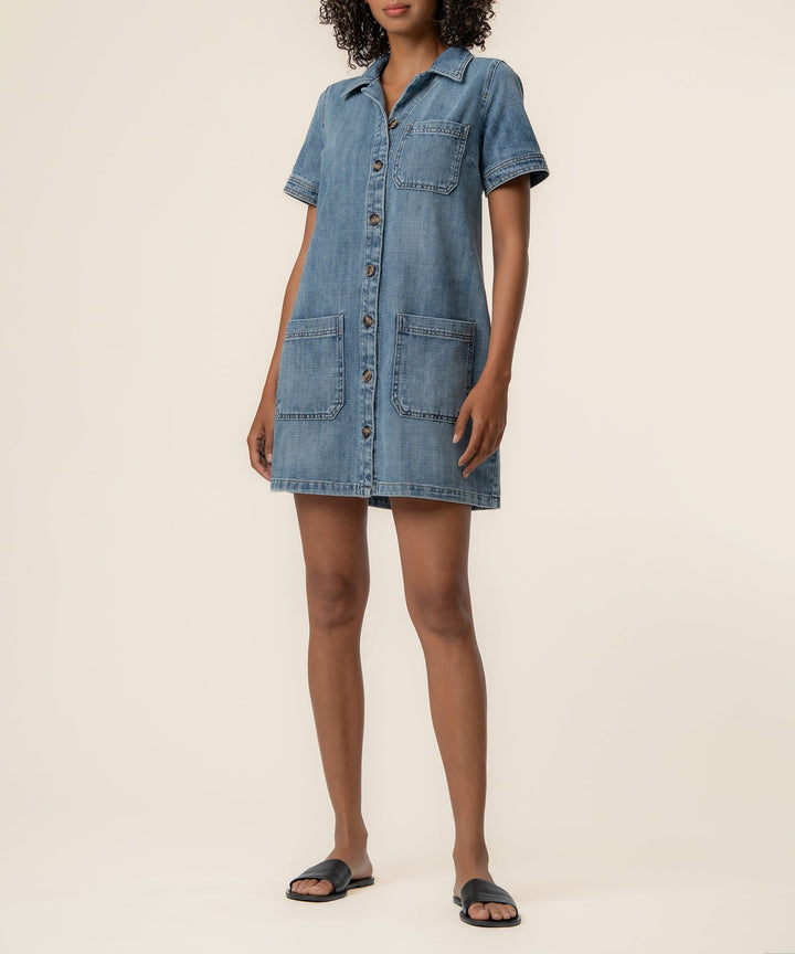 Parker Denim Dress, Exclusive in Unfailing Wash