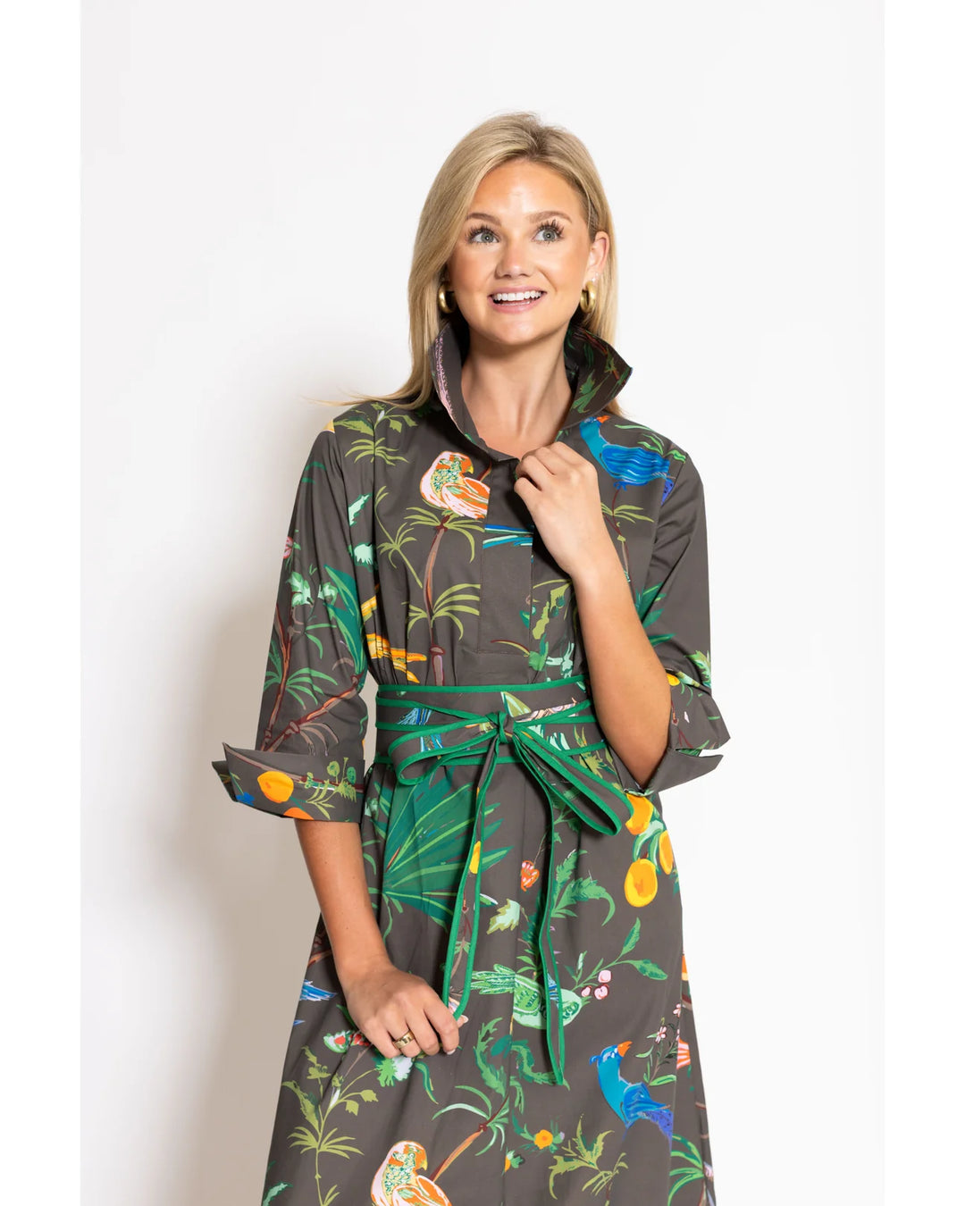 Feather Frolic© Ruthie Shirt Dress Long