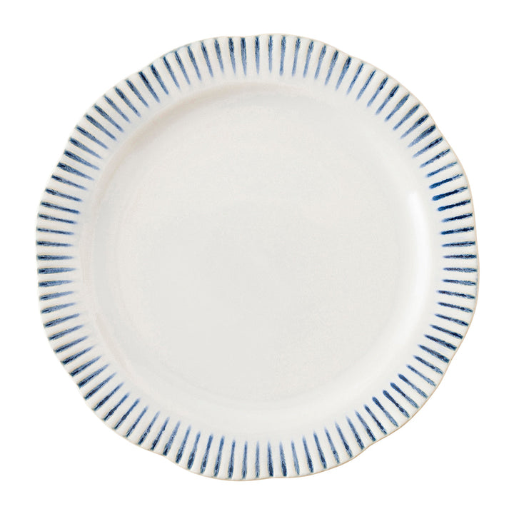 Sitio Stripe Dinner Plate - Indigo