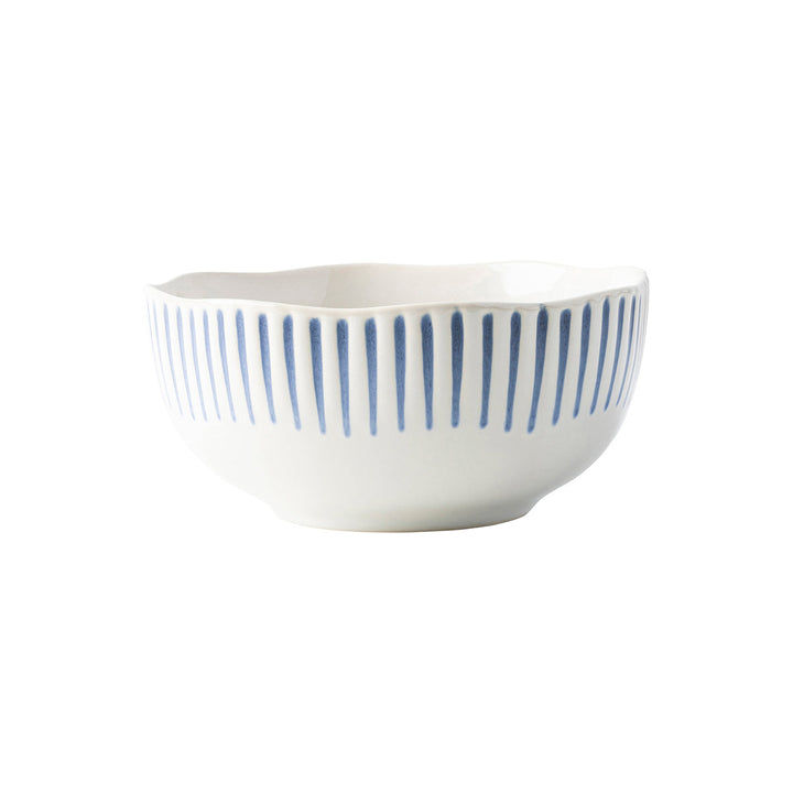 Sitio Stripe Cereal/Ice Cream Bowl - Indigo