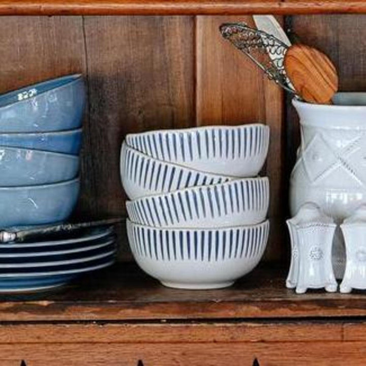 Sitio Stripe Cereal/Ice Cream Bowl - Indigo
