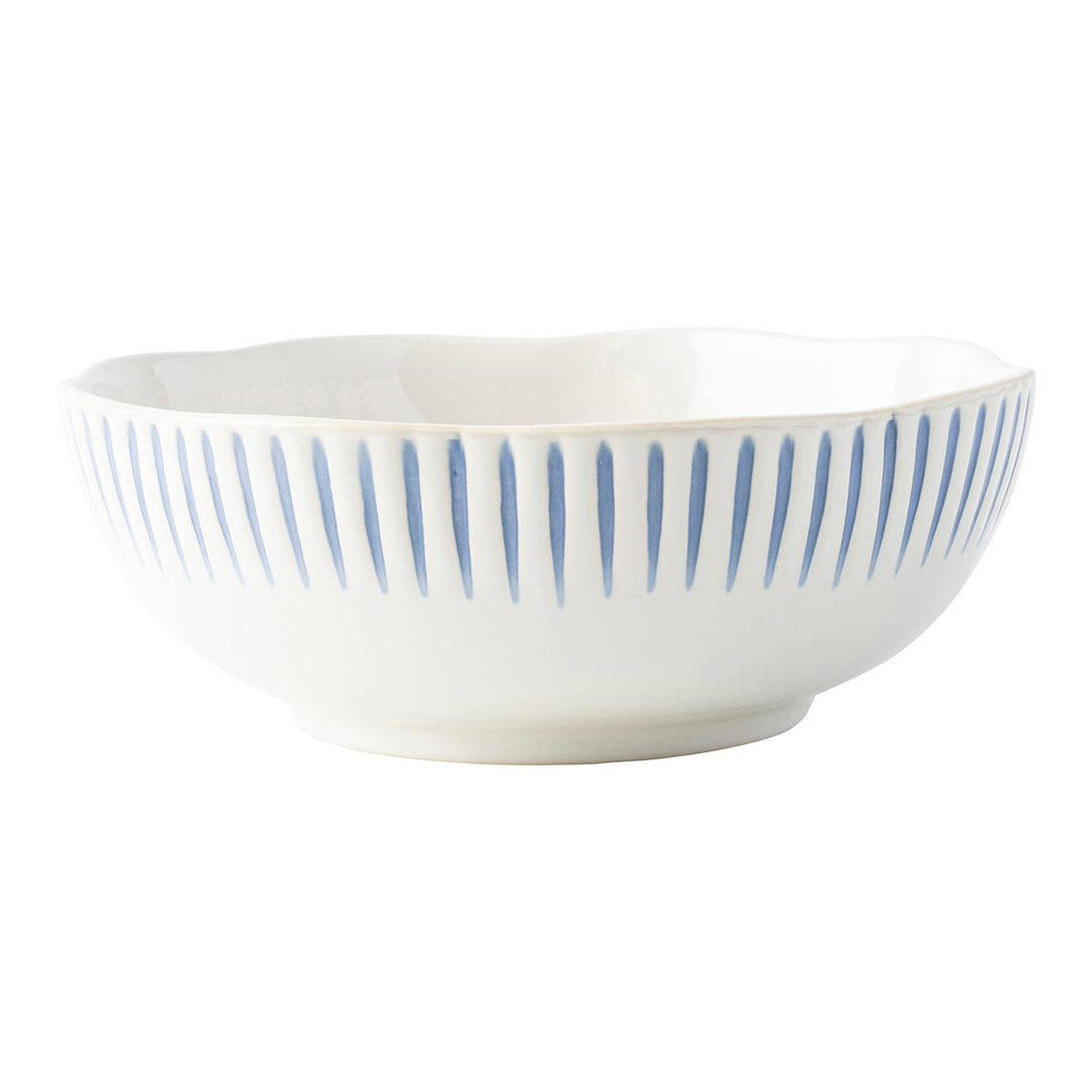 Sitio Stripe Coupe Bowl - Indigo