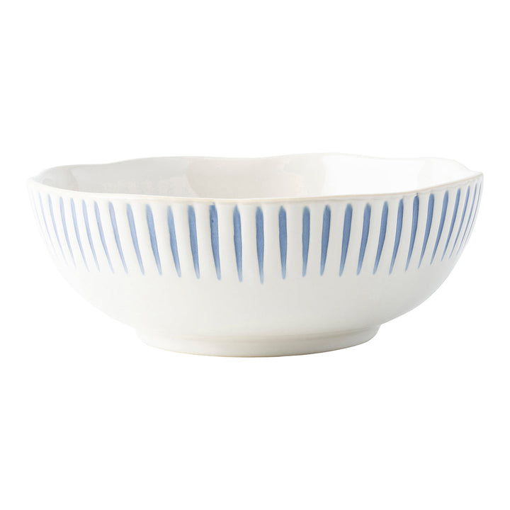 Sitio Stripe Coupe Bowl - Indigo