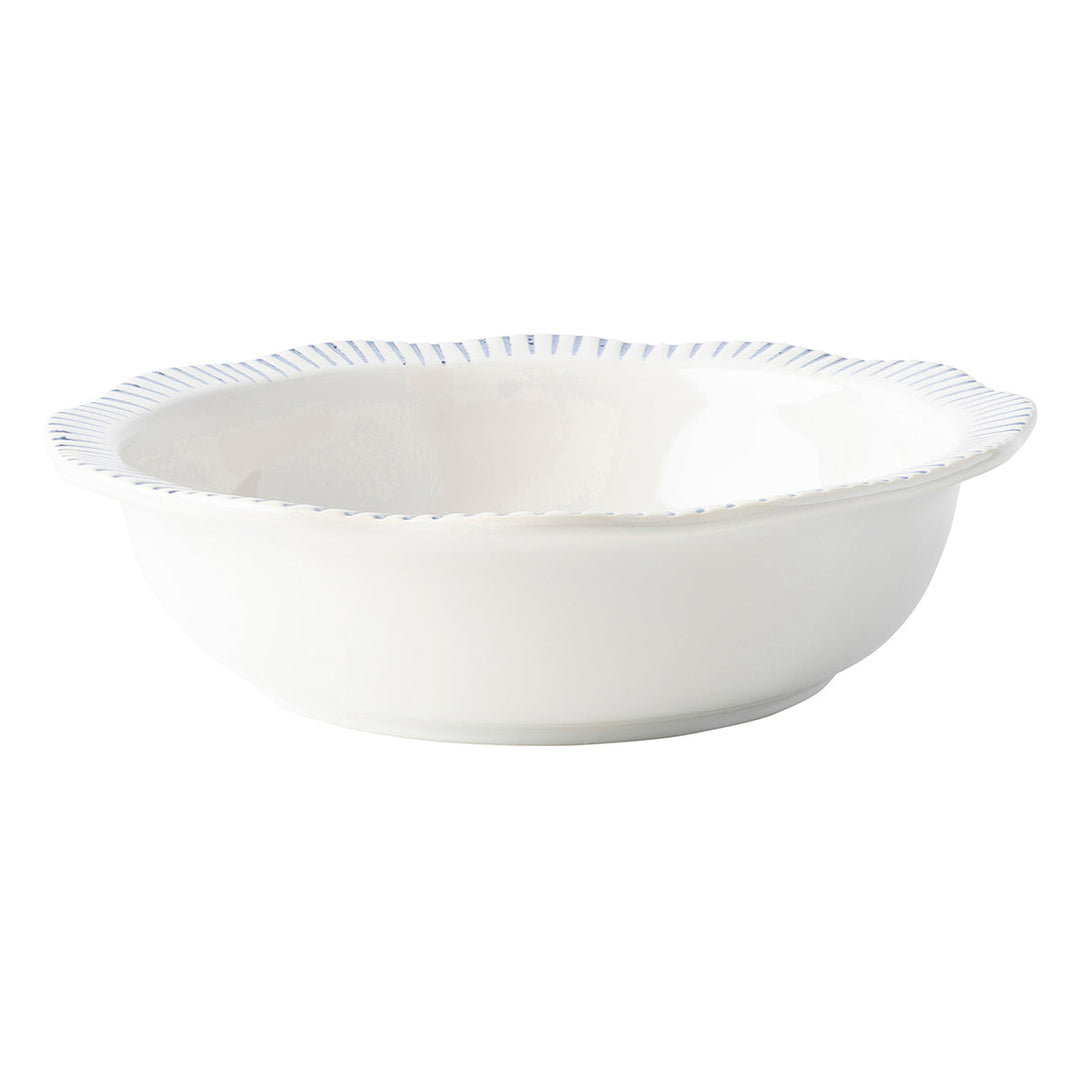 Sitio Stripe 12" Serving Bowl - Indigo