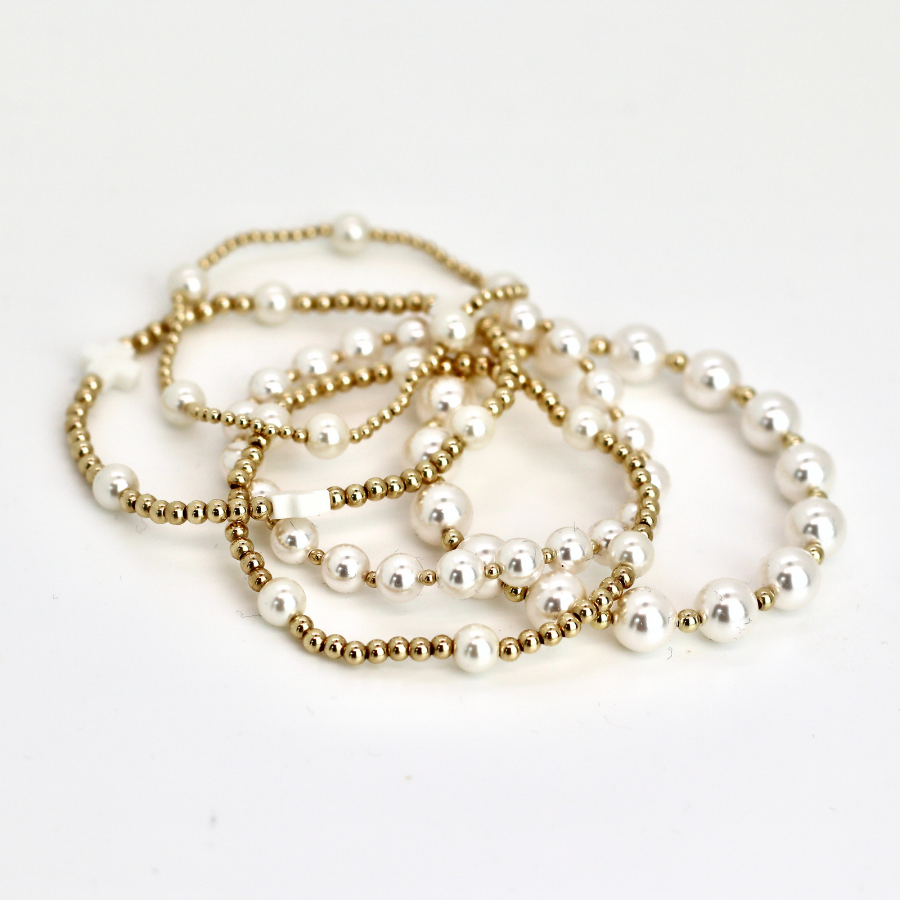 CLASSIC 2mm Gold, 6mm Pearl