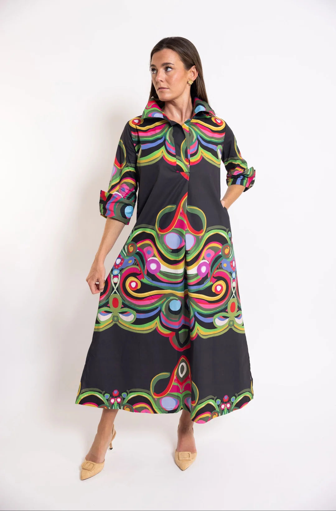 Merriweather© Ruthie Shirt Dress Long