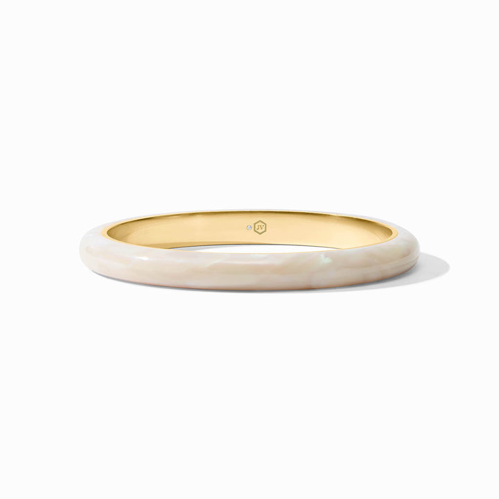 Crescent Stone Bangle