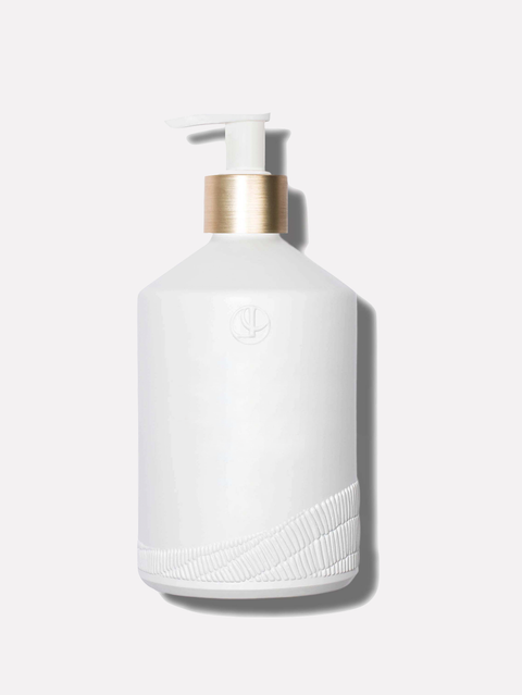 Glass Empty Soap Bottle - Matte White, No Content