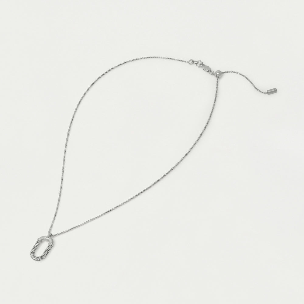 Solene Pavé Pendant Necklace