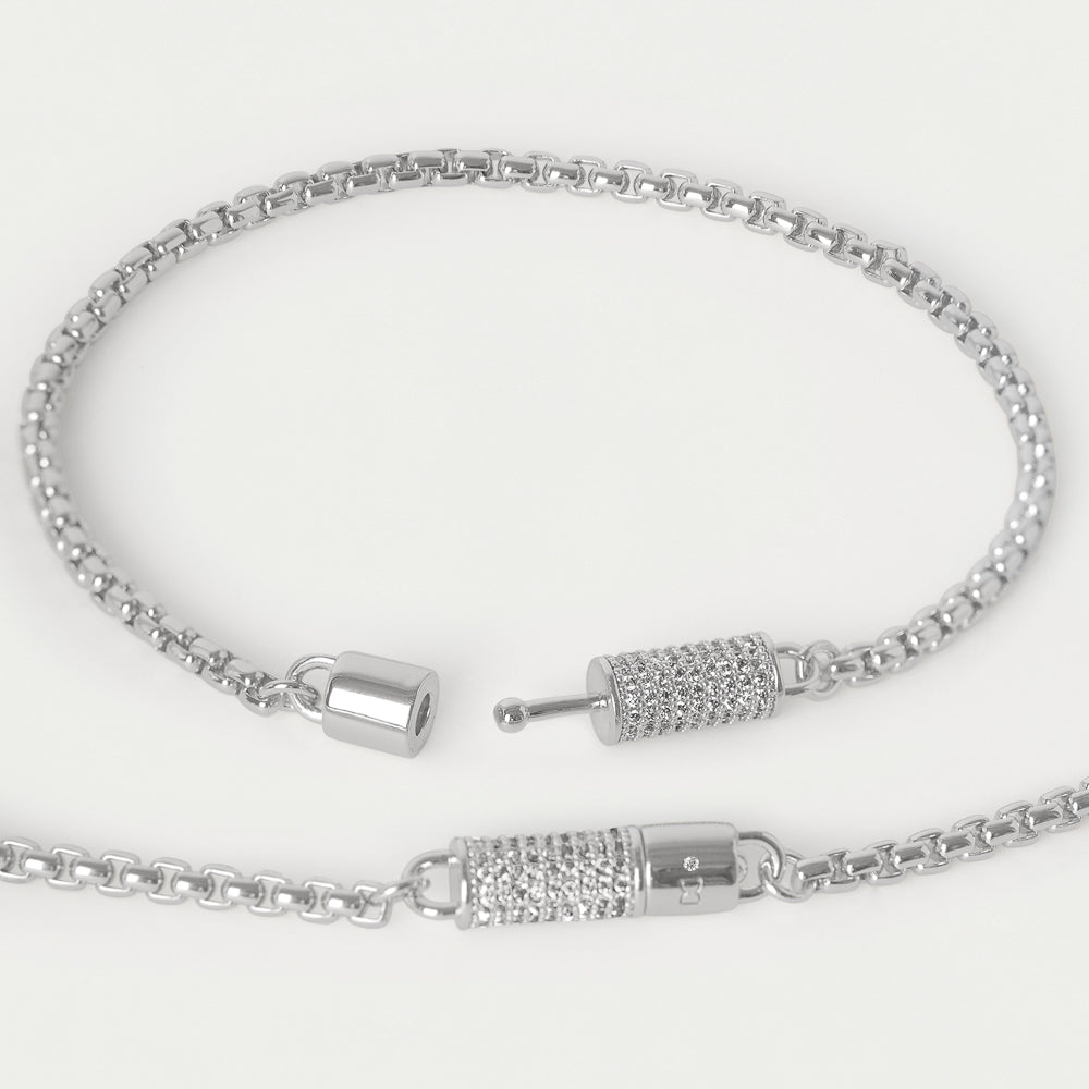 Juliette Pavé Station Necklace