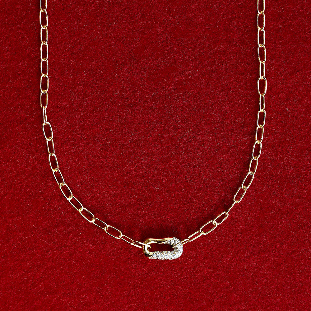Pavé Chain Necklace