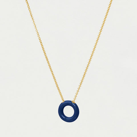 Dune Mini Pendant - Gold / Classic Blue