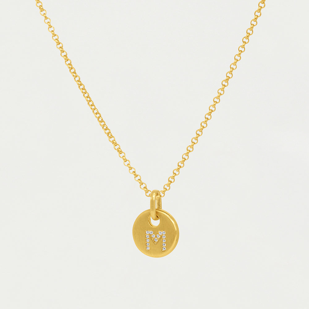 Pavé Initial Necklace