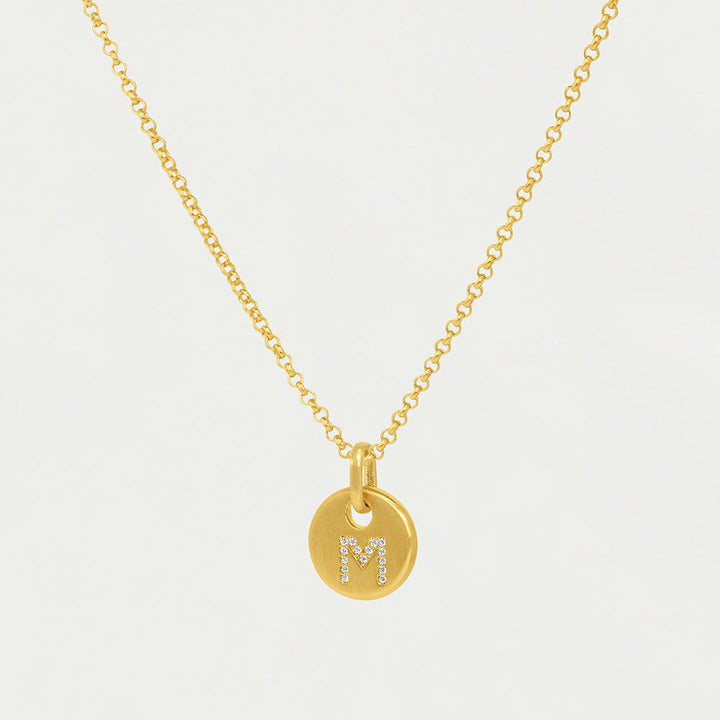 Pavé Initial Necklace