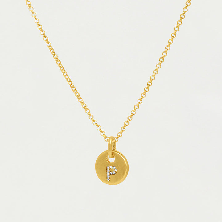 Pavé Initial Necklace