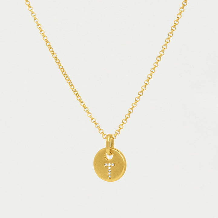 Pavé Initial Necklace