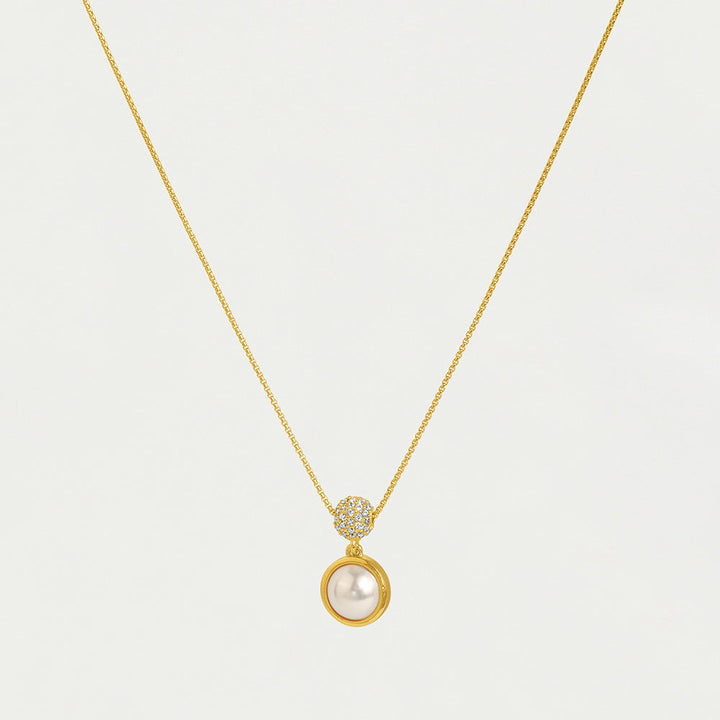 Pavé Pearl Necklace